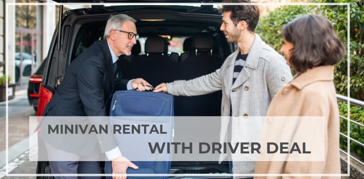 Minivan Rental with Driver Deal